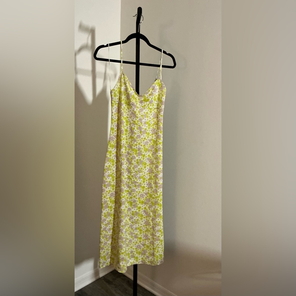 🆕 Zara | Summer Floral Coquette Minimalist Dress - Picture 1 of 7